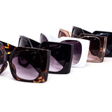 12 Pack: Oversized Owen Shield Wrap-around Wholesale Sunglasses