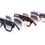 12 Pack: Retro Blocky Aviator Wholesale Sunglasses