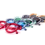 12 Pack: Blocky Circle Nerdy Fresh Fashion Wholesale Sunglasses