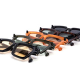 12 Pack: Flex Hinge Mechanical Classy Square Fashion Wholesale Sunglasses