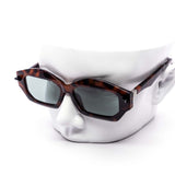 12 Pack: Flex Hinge Mechanical Hexa-Square Fashion Wholesale Sunglasses