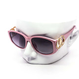 12 Pack: Oversized Luxury Metal Accented Oval Wholesale Sunglasses