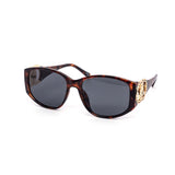 12 Pack: Oversized Luxury Metal Accented Oval Wholesale Sunglasses