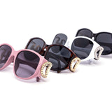 12 Pack: Oversized Luxury Metal Accented Oval Wholesale Sunglasses