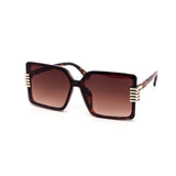 12 Pack: Oversized Rimless Square Five Lives Wholesale Sunglasses