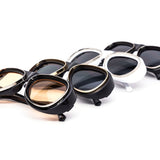 12 Pack: Retro Steampunk Aviator Metal Rim Wholesale Sunglasses