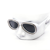 12 Pack: Retro Steampunk Aviator Metal Rim Wholesale Sunglasses