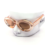 12 Pack: Super Chunky Oval Color Wholesale Sunglasses