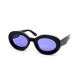 12 Pack: Super Chunky Oval Color Wholesale Sunglasses