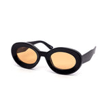 12 Pack: Super Chunky Oval Color Wholesale Sunglasses