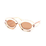 12 Pack: Super Chunky Oval Color Wholesale Sunglasses