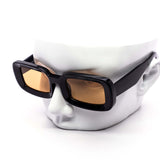 12 Pack: Super Chunky Concave Square Color Wholesale Sunglasses