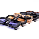 12 Pack: Super Chunky Concave Square Color Wholesale Sunglasses