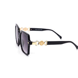 12 Pack: Classy Majestic Gold Accent Square Wholesale Sunglasses