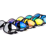 12 Pack: Classy Maverick Streamline Burnt Mirror Wholesale Sunglasses