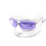 12 Pack: Sleek Rimless Color Metal Wholesale Sunglasses