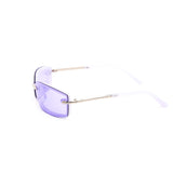 12 Pack: Sleek Rimless Color Metal Wholesale Sunglasses