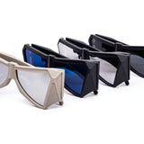 12 Pack: Oversized Cyberpunk Super Triangle Wholesale Sunglasses