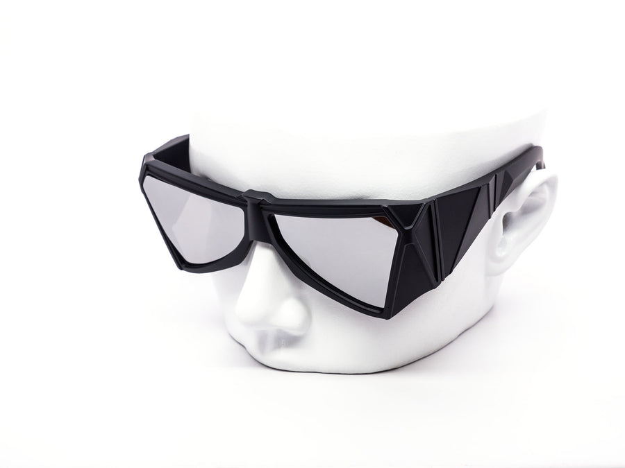 12 Pack: Oversized Cyberpunk Super Triangle Wholesale Sunglasses