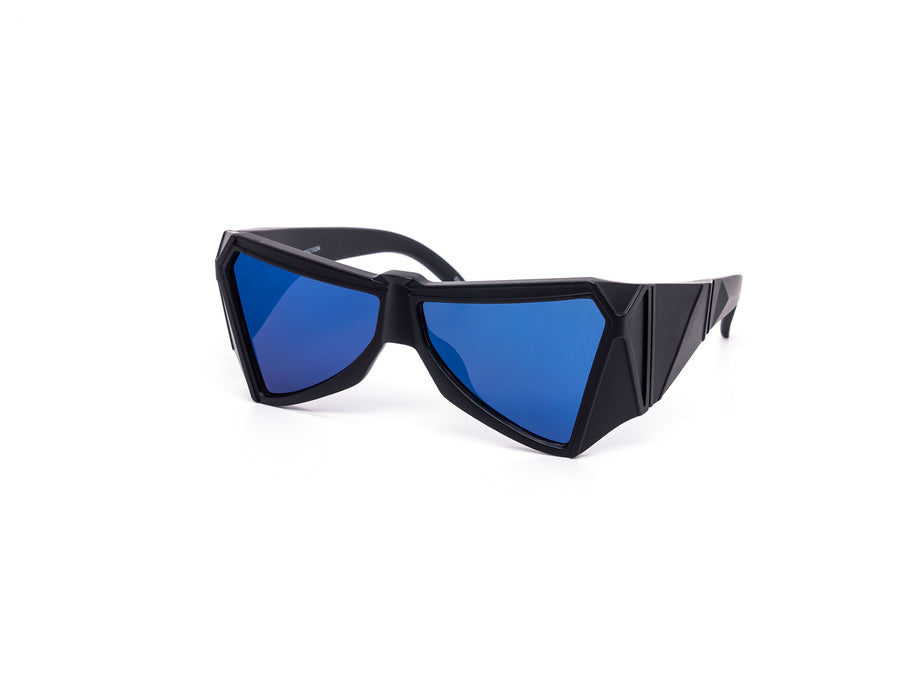 12 Pack: Oversized Cyberpunk Super Triangle Wholesale Sunglasses