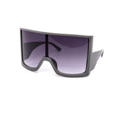 12 Pack: Oversized Unique Square Wrap-around Wholesale Sunglasses