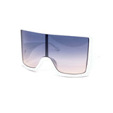 12 Pack: Oversized Unique Square Wrap-around Wholesale Sunglasses