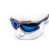 12 Pack: Aero Performance Wraparound Burnt Mirror Wholesale Sunglasses