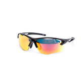 12 Pack: Aero Performance Wraparound Burnt Mirror Wholesale Sunglasses