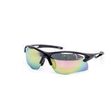 12 Pack: Aero Performance Wraparound Burnt Mirror Wholesale Sunglasses