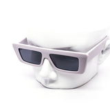 12 Pack: Flat-top Simple Walter Chunky Matte Pastel Wholesale Sunglasses