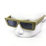 12 Pack: Flat-top Simple Walter Chunky Matte Pastel Wholesale Sunglasses