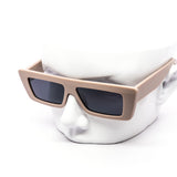 12 Pack: Flat-top Simple Walter Chunky Matte Pastel Wholesale Sunglasses