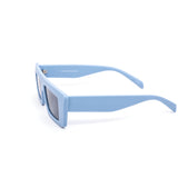 12 Pack: Flat-top Simple Walter Chunky Matte Pastel Wholesale Sunglasses