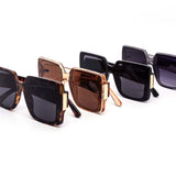 12 Pack: Oversized Chunky Square Gilles Wholesale Sunglasses