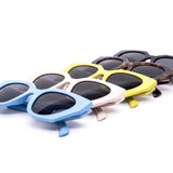 12 Pack: Unique Chunky Angular Cateye Prism Wholesale Sunglasses