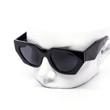 12 Pack: Unique Chunky Angular Cateye Prism Wholesale Sunglasses