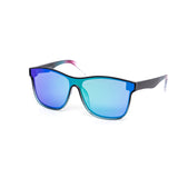 12 Pack: Minimalist Daily Festival Crystal Reflective Mirror Wholesale Sunglasses