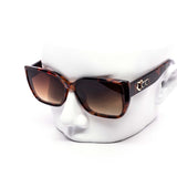 12 Pack: Chic Chunky Square Tri-Heart Wholesale Sunglasses