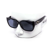 12 Pack: Chic Chunky Square Tri-Heart Wholesale Sunglasses