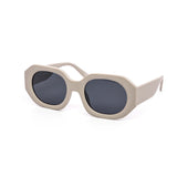 12 Pack: Chic Hexa Oval Chunky Fashion Wholesale Sunglasses