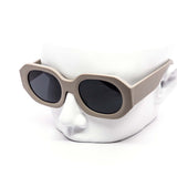 12 Pack: Chic Hexa Oval Chunky Fashion Wholesale Sunglasses