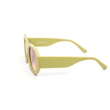 12 Pack: Chic Hexa Oval Chunky Fashion Wholesale Sunglasses