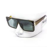 12 Pack: Oversized Rimless Monolens Square Gradient Wholesale Sunglasses