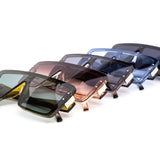 12 Pack: Oversized Rimless Monolens Square Gradient Wholesale Sunglasses