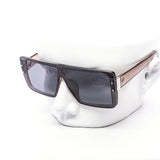 12 Pack: Oversized Rimless Monolens Square Gradient Wholesale Sunglasses