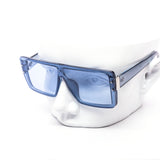 12 Pack: Oversized Rimless Monolens Square Gradient Wholesale Sunglasses