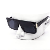 12 Pack: Oversized Rimless Monolens Square Gradient Wholesale Sunglasses