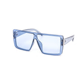 12 Pack: Oversized Rimless Monolens Square Gradient Wholesale Sunglasses