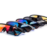 12 Pack: Retro Future Sports Wraparound Nugget Wholesale Sunglasses