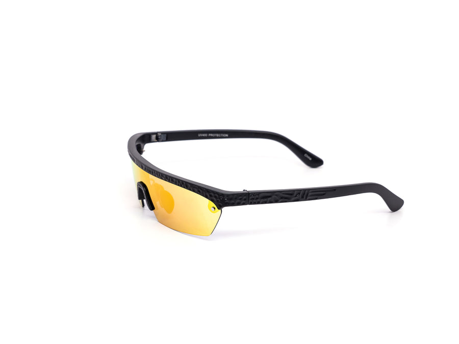 12 Pack: Retro Future Sports Wraparound Nugget Wholesale Sunglasses